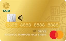 TAIB Classic Credit Mastercard .